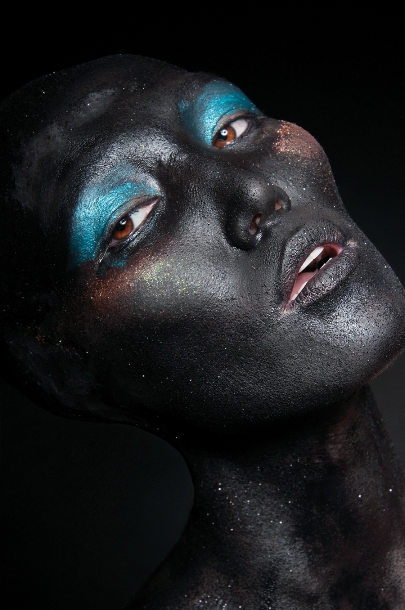 Male model photo shoot of Bljh, makeup by Julyen Zovik LaVerne