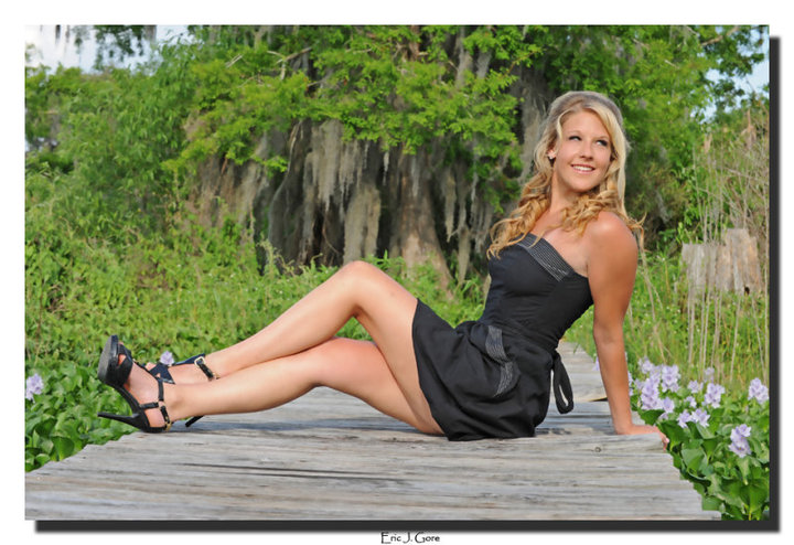 Female model photo shoot of Carley H in Buck Lake