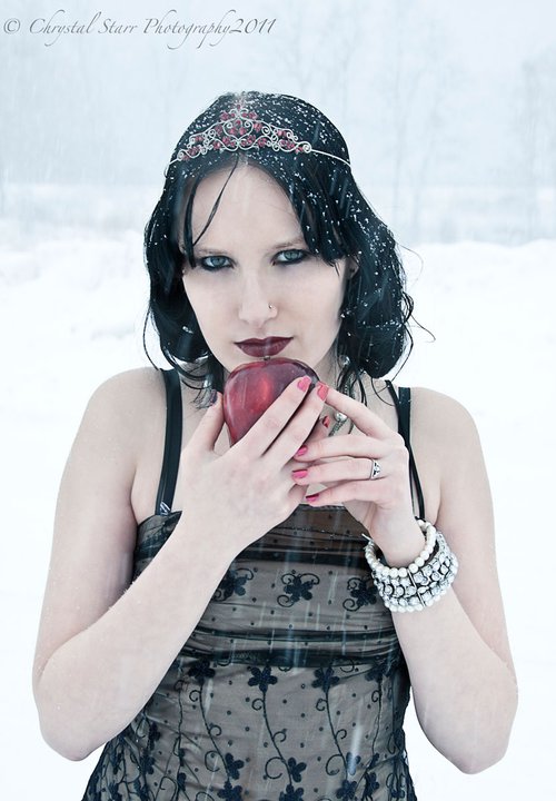 Female model photo shoot of Dead Ringer Dayna by Chrystal Starr Photo in Blizzard