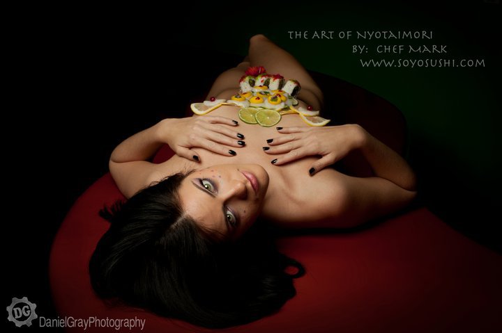 Female model photo shoot of KristinaKay by Nyotaimori Experience  in Wilmington, NC