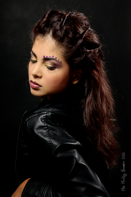 Female model photo shoot of Zohra by Mike MacKay in Ottawa, makeup by Mena Makeup Artist