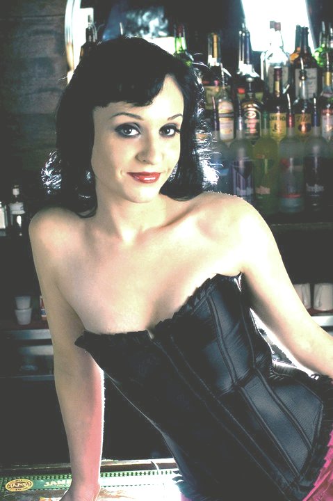 Female model photo shoot of Chelsea Burk by Jeffrey Michael Bryant in czar bar, kansas city, mo