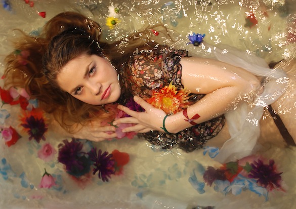Female model photo shoot of Charlotte carlota in bath