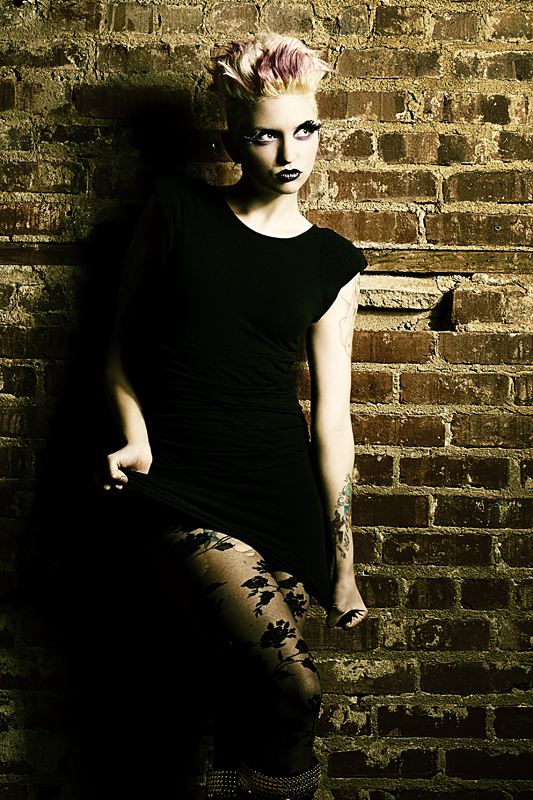 Female model photo shoot of Kelly Bone by Mikel A in Winston-Salem, NC, makeup by KaBone