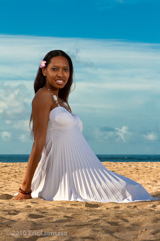 Female model photo shoot of Jamie Creed  by Eric Lauritzen in Waikiki Hawaii