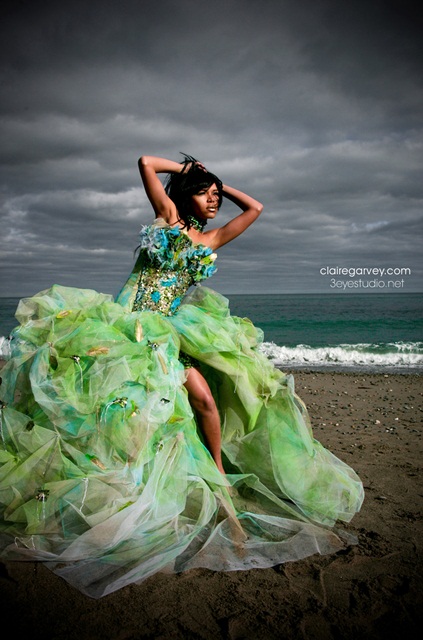 Female model photo shoot of Samara Almeida in beach