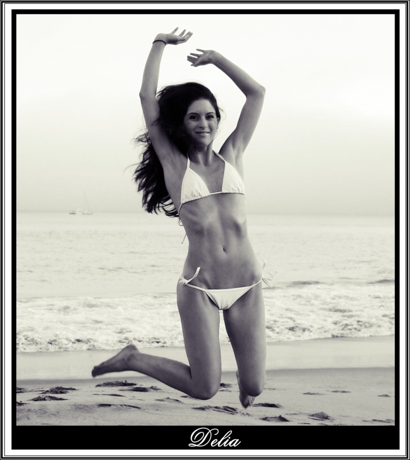 Female model photo shoot of Delia Guerrero in Santa Cruz Main Beach