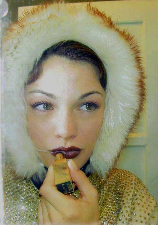 Female model photo shoot of Makeup Artist Basel  in Santas studio