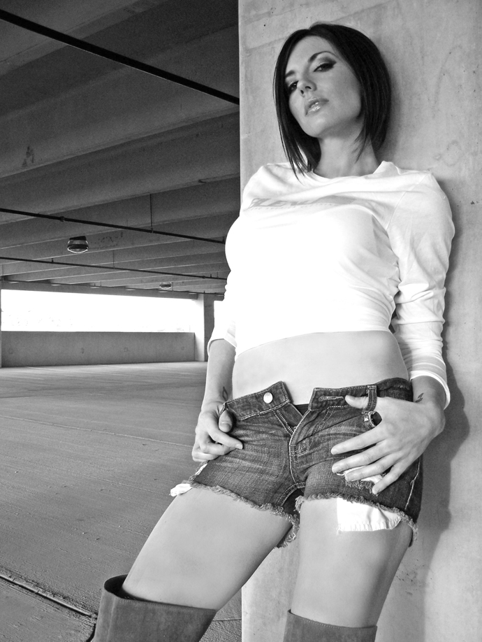 Female model photo shoot of Devon Welles by Billy No