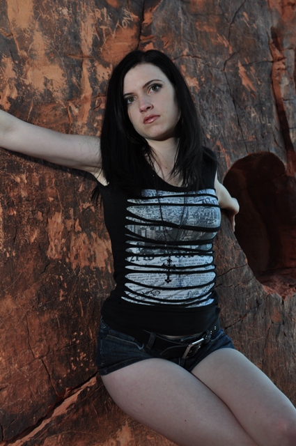 Female model photo shoot of Malissa Hendrickson by GetBacktheLove in Valley of Fire Overton, NV