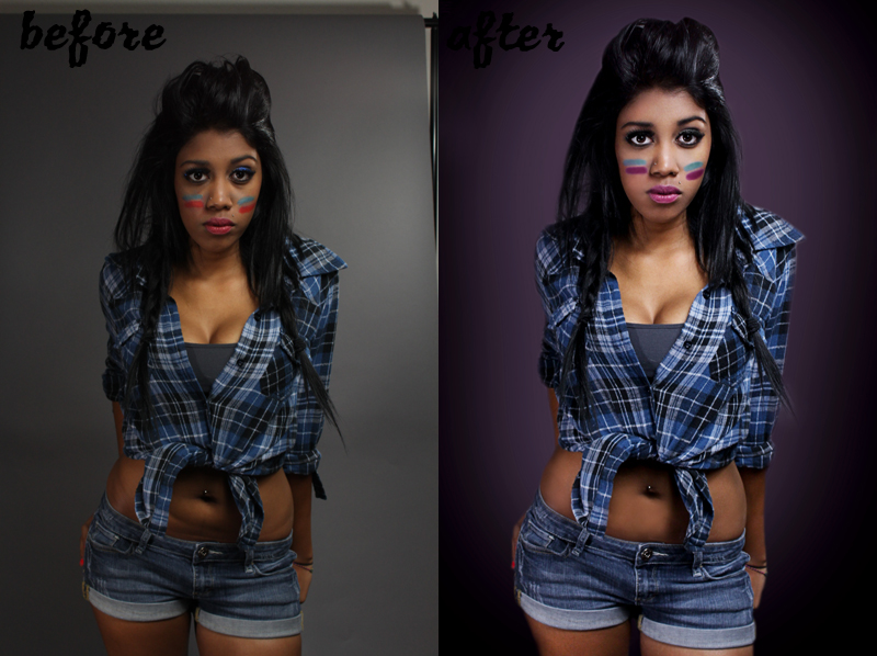Female model photo shoot of lilith retouch