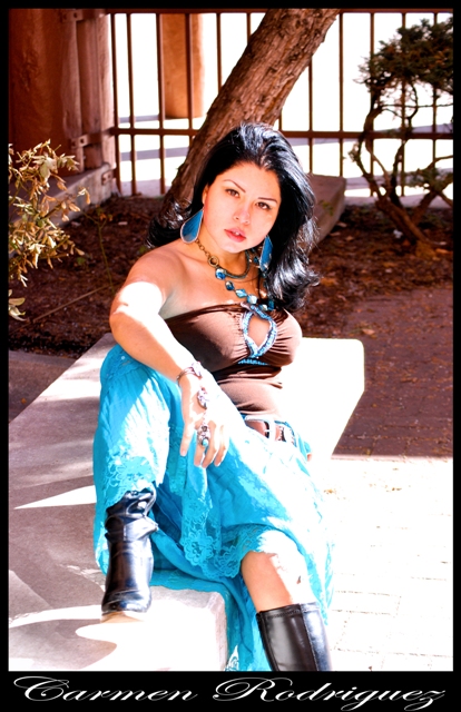 Female model photo shoot of Carmen R by Arons James Photography