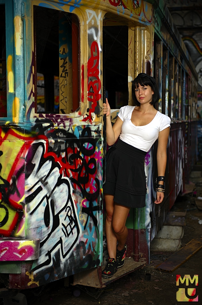 Male model photo shoot of Macr in Glebe Tram Sheds