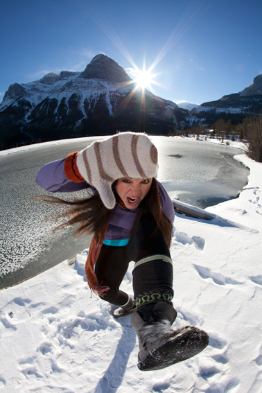 Female model photo shoot of Shari Bailey in Canmore, Alberta
