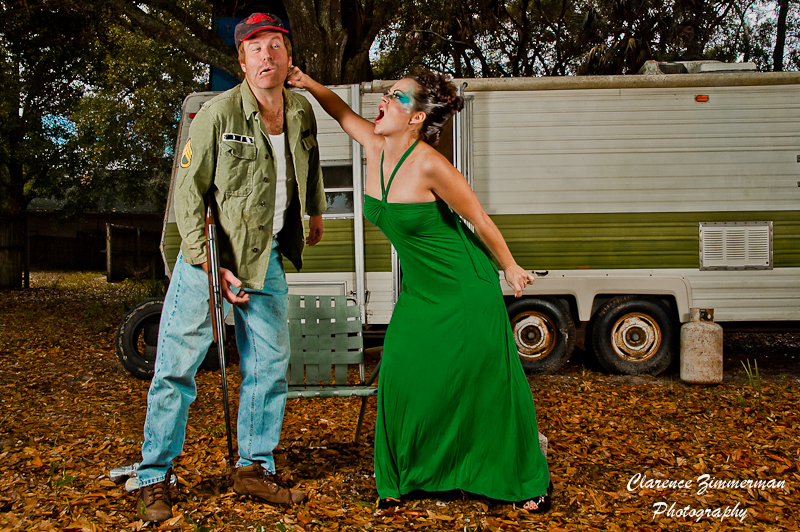 Male and Female model photo shoot of Clarence Zimmerman, BrookeDeborah and Michael Richartz in Mims, Florida