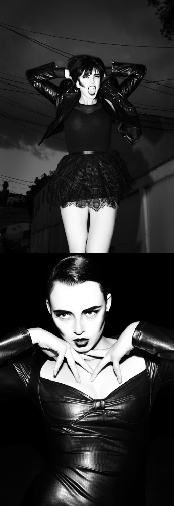 Female model photo shoot of Jessie Sinatra by Sasha Sheldon in Silverlake, wardrobe styled by Nillie De Grakovac