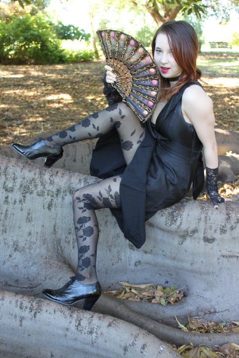 Female model photo shoot of Sugar La Mort in Hyde Park