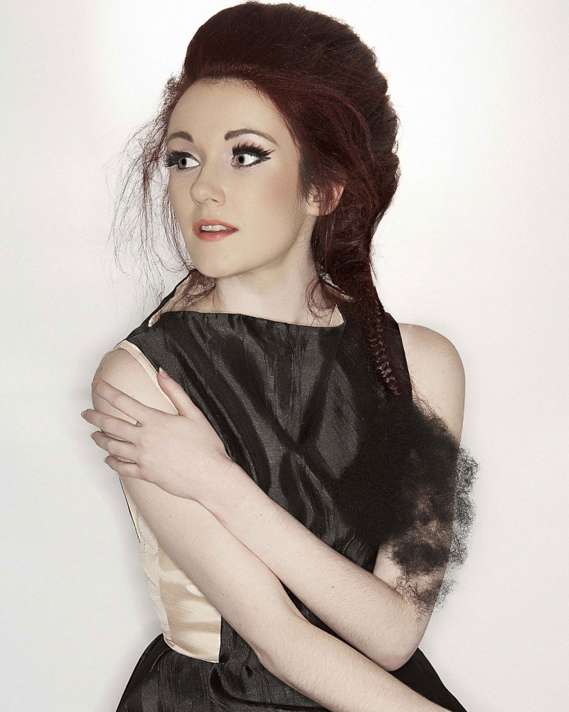 Female model photo shoot of Hannah Mc, hair styled by Kate OSullivan