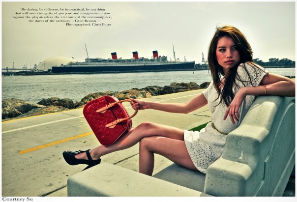 Female model photo shoot of Courtney Su in Long Beach, CA