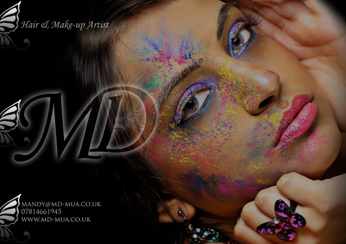 Female model photo shoot of MD - hair and make-up