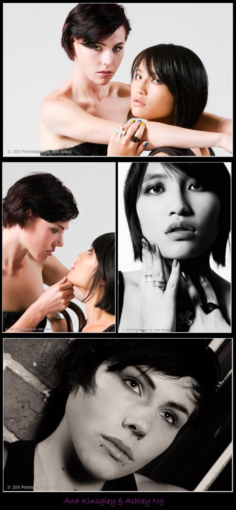 Male and Female model photo shoot of Sam_Sal, Ashley Celestial Shine and Ana Kingsley in Australia