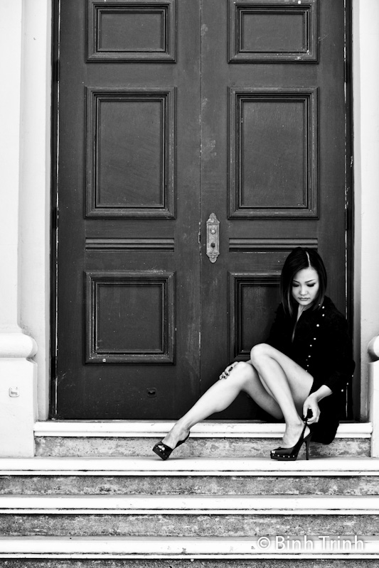 Female model photo shoot of Cath Zhou by Binh Trinh in Wellington CBD