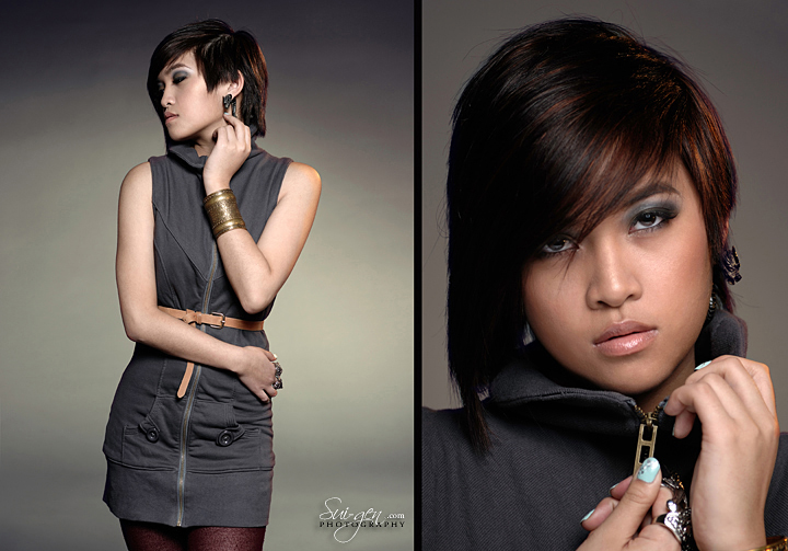 Male and Female model photo shoot of UNIQ and Jay Li