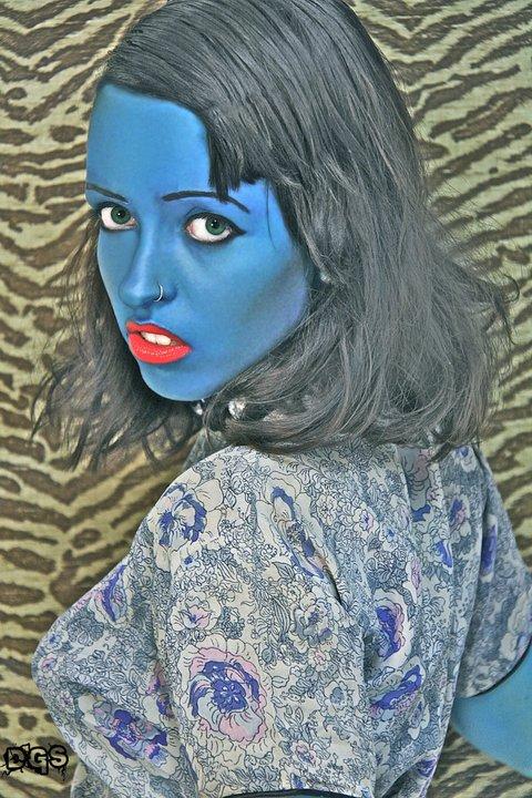 Female model photo shoot of DeadGirl Superstar and PhoeniX , makeup by Sophie Fischer