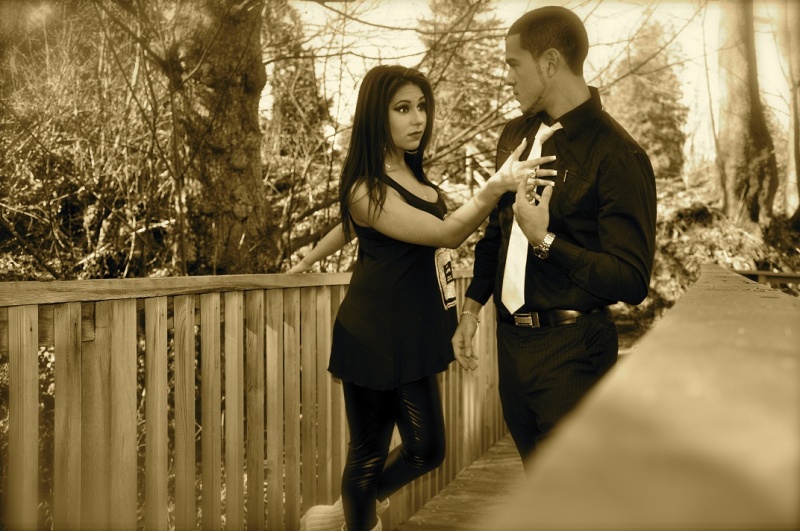 Female and Male model photo shoot of SerenaWestwick and Juan C Castillo in Coquitlam. B.C