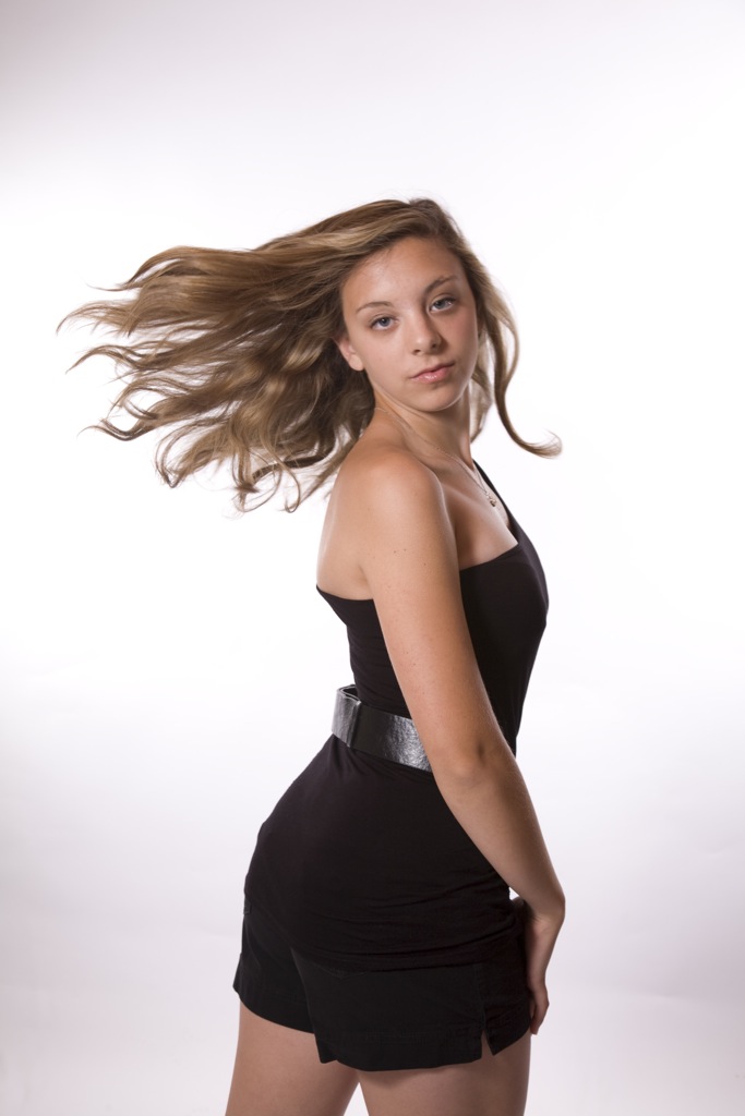 Female model photo shoot of allison B in Mary Dennis Studio