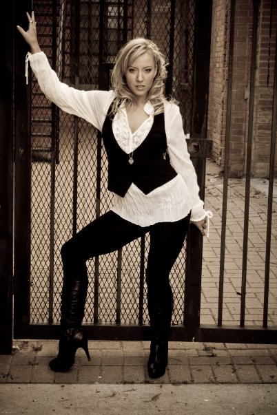 Female model photo shoot of leah jayne  in downtown dallas