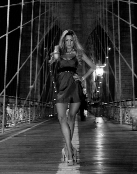 Female model photo shoot of KatieChristine in Brooklyn Bridge - New York, NY