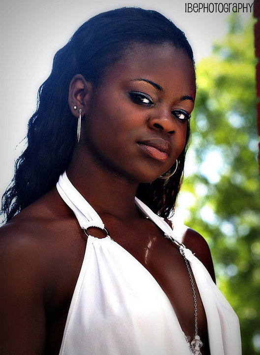 Female model photo shoot of Blacklove Jones in downtown Greensboro NC