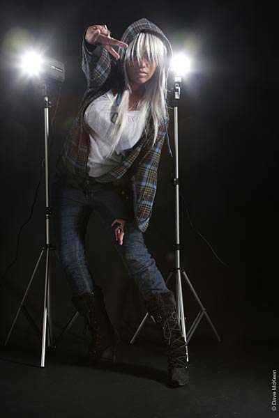 Female model photo shoot of Damir Soull by Dave McKeen