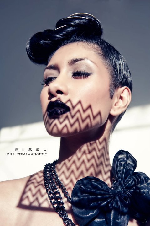 Female model photo shoot of Natosha Cooke MUA and c h r i s t i n e by Pixel Art Photography