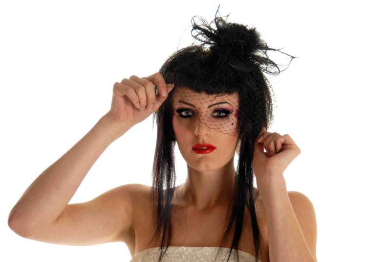 Female model photo shoot of EliseRose by MelbourneGirls Studio, makeup by Rebecca Romanin