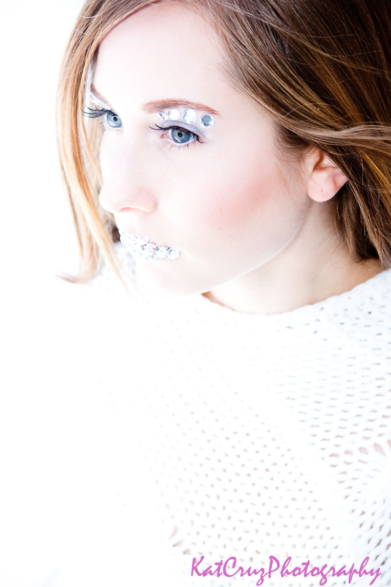 Female model photo shoot of Carmena C by KatCruz Photography, makeup by GlamChix Artistry
