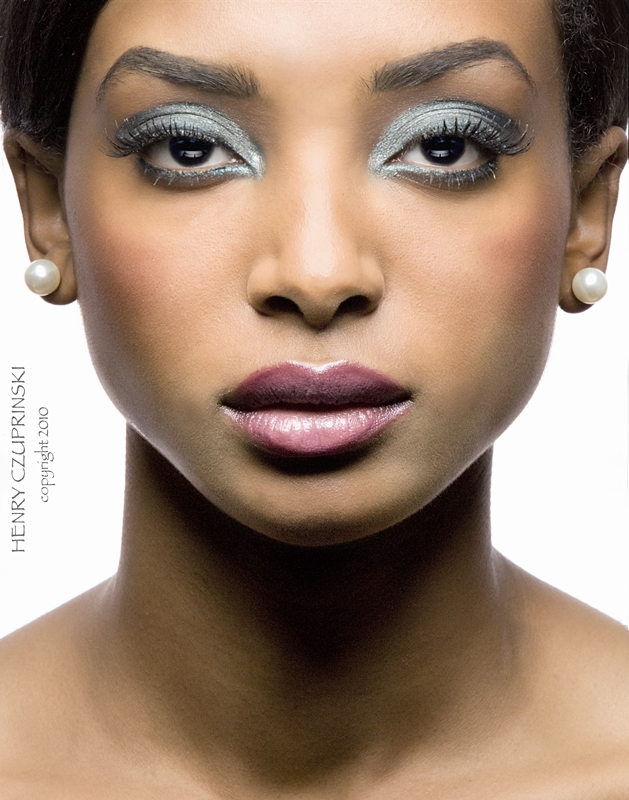 Female model photo shoot of Make-up by Angela Brown and Dayna Nichole by Henri3