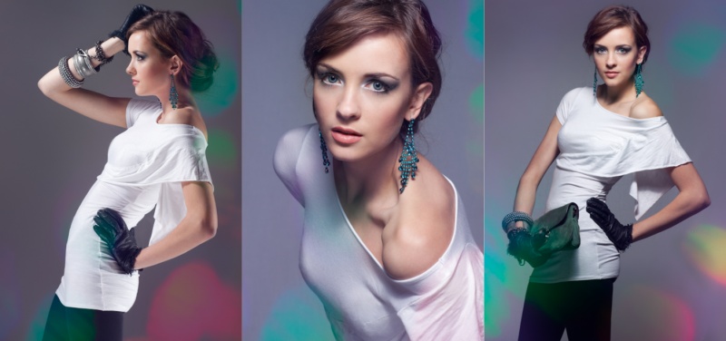 Female model photo shoot of Make-up by Adelina and Sophie Green by Mark Paul Andrews