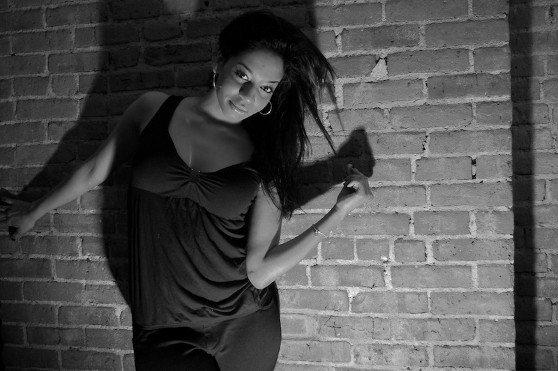 Female model photo shoot of Angel Gabrielle by Brooklyn BlackAndWhite in NYC