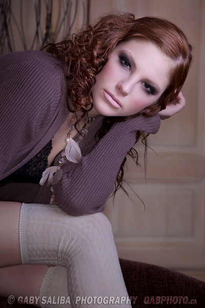 Female model photo shoot of megan Hill makeup  and Jenn Kroeker by GabPhoto, wardrobe styled by Dee333