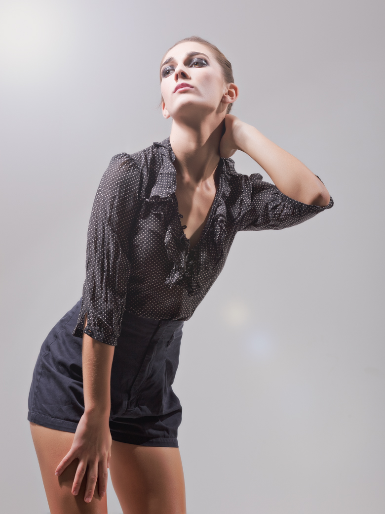 Female model photo shoot of Josie Walker by cody conrad, makeup by Khara Williams MUA