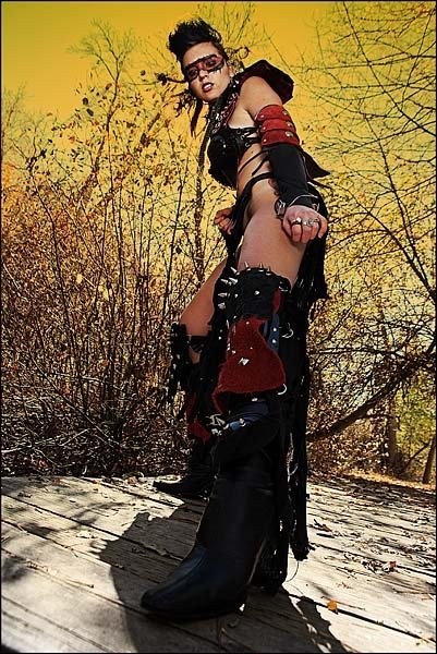 Female model photo shoot of MJ Art in City Creek Canyon