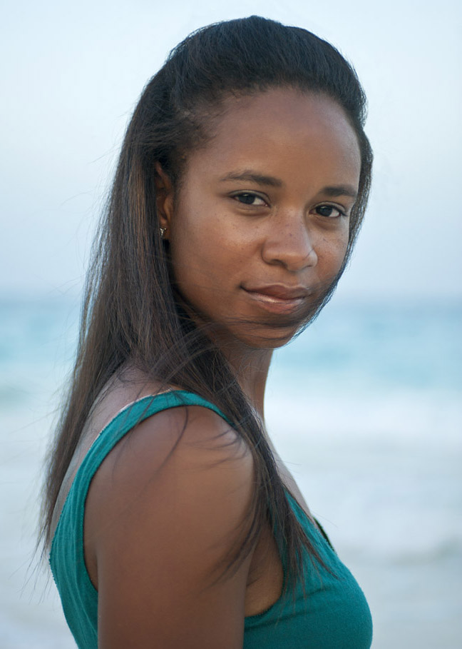 Female model photo shoot of Gabrielle  in Bermuda