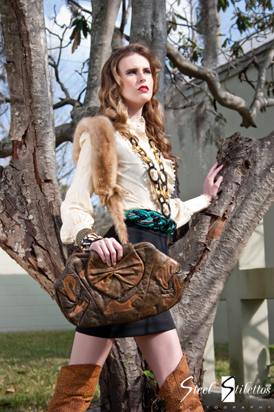 Female model photo shoot of Leah Davis Styles in Advertising for a Fashion Store