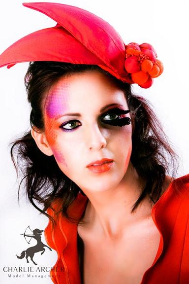 Female model photo shoot of Sara Broadhurst - MUA by CharlieArcher and HenryCoughlinPhotograph, makeup by Sara Broadhurst - MUA