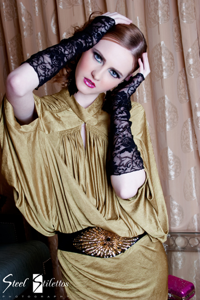 Female model photo shoot of Steel Stilettos in Orlando, FL, wardrobe styled by Leah Davis Styles