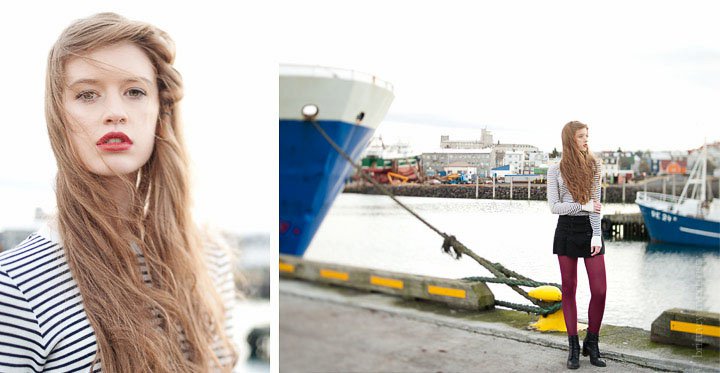 Female model photo shoot of Hjordis Bjorg by brittneymc in Seltjarnarnes, makeup by Maja Poly