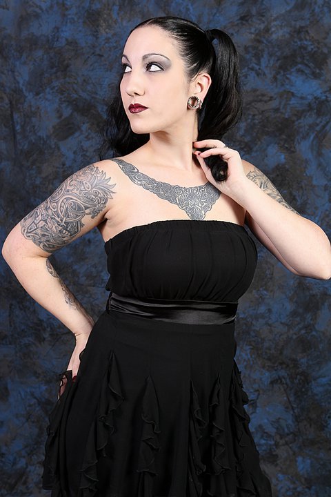 Female model photo shoot of Tattooed Babydoll by Photography By Ruben in Ontario, CA