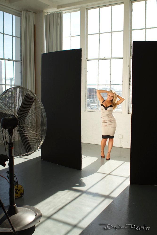 Female model photo shoot of Ania Goljat in Studio SF
